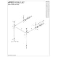thumbnail image 5 of Kingston Brass VPB2215336 Brass Console Sink Legs in Polished Nickel, 5 of 7