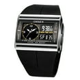 thumbnail image 1 of Montre Analogique Numérique LED Lumineuse avec Bracelet en Caoutchouc pour Homme Garçon, 1 of 6