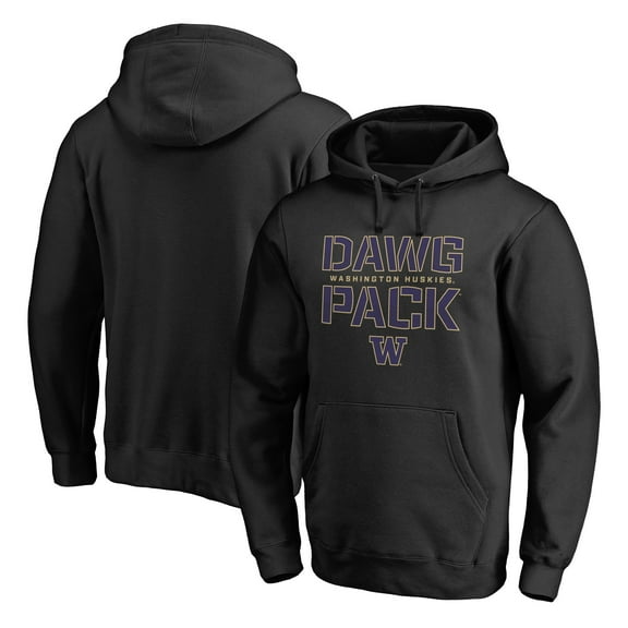 Men's Black Washington Huskies Hometown Collection Pullover Hoodie