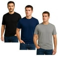 thumbnail image 2 of BenBen Men's T-Shirts 3-Pack – Classic Crewneck Mens Tees, Soft Cotton Mens T-Shirts Multipack, 2 of 2