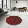 thumbnail image 3 of Ahgly Company Indoor Square Patterned Brown Red Novelty Area Rugs, 4' Square, 3 of 6