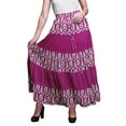 thumbnail image 1 of Bimba Jupes Maxi Imprimées Femmes Style Bohème Gitane Longue Jupe en Coton, 1 of 5