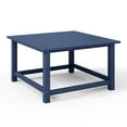 thumbnail image 5 of WestinTrends Malibu Low Outdoor HDPE Square Patio Coffee Table, Navy Blue, 5 of 16