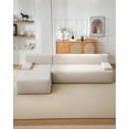thumbnail image 3 of 108" Modular Cloud Sectional Sofa with Chaise, Fluffy Boneless Couch, No Assembly Required & Compressed Packaging, l-Shaped Couches for Living Room, 3 of 8