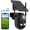 BLACK, variant on Security Cameras Wireless Outdoor WiFi, Solar Battery Powered, 360° View, AI Human Detection, Color Night Vision, 2-Way Audio, Real-Time Alerts, IP66 Waterproof, SD/Cloud Storage Black