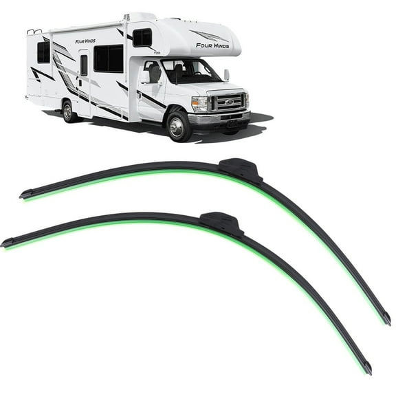 32" 32" RV Windshield Wipers 9mm 12mm J Hook for Bus,School bus Windshield Wiper Blades