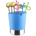 thumbnail image 1 of Spoon Cutlery Box Bar Dispensing Box Spoon Cutlery Box Storage Box Fork Straw With Paper Cup Holder For Coffee Shop Bar UseBlue, 1 of 7