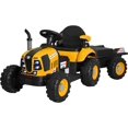 thumbnail image 1 of Little Monkey Montable Tractor con Remolque 12 V Reproductor MP3 Luces Musica Conexion USB Sonidos Realistas, 1 of 5