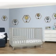 thumbnail image 4 of Slumber Baby Urban 4 in 1 Convertible Crib, Brush Pebble Grey, 4 of 9
