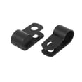 thumbnail image 2 of 20Pcs Clip de sujeción de cable de nylon tipo R de 5/16" 8.4mm color negro, 2 of 2
