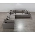 thumbnail image 4 of Roundhill Furniture Rivas Contemporary 6-Piece Sectional Sofa - Graphite, 4 of 9