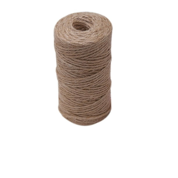 Electronicheart 2mm 150m Length Natural Jute Twine Thick String 3ply Rope Diy Arts Crafts Decoration Bundling Other 2mm*150m