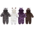 thumbnail image 4 of Baby Girl Jumpsuits Warm Cartoon Animal Shape Climbing Suit, 4 of 5