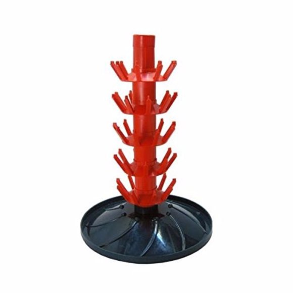 45 Beer Bottle Tree Décor, Red