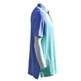 thumbnail image 5 of Head Sportswear Men's 2-Tone Dot Print Polo Shirt, Small Ocean/Wave Runner -, 5 of 6
