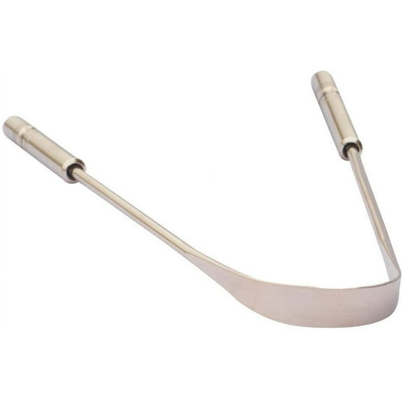 Tongue Scraper for adults for Bad Breath Stainless Steel Tongue Cleaner for Oral Hygiene and Fresh Breath Pack of 1