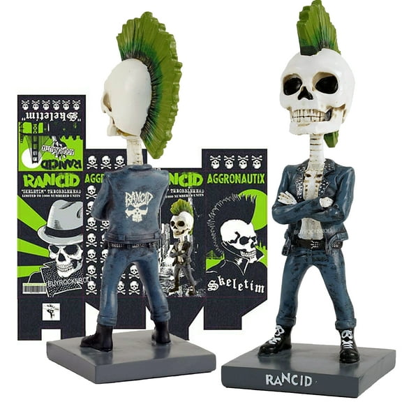 Rancid 2020 Aggronautix Skeletim Throbblehead V2 Limited Edition 1000 Bobblehead
