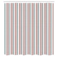 thumbnail image 2 of Ambesonne Vintage Shower Curtain, Nostalgic 70s Stripes Lines, 69"Wx70"L, Teal Maroon, 2 of 4