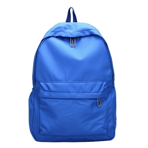 Yettn Preppy Backpack,Solid Color Basic Plain Design, Lightweight Casual Nylon Bookbag, Waterproof Travel Bag Compatible with Laptops, Daypack for Everyday Style
