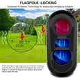 thumbnail image 3 of Rangefinder Meter Golfs Telescopes Digital Monocular Range-Finder Angle Speed Height Measuring Tool with LCD Display, 3 of 5