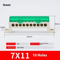 5Pcs Brass Terminals, Distribution Box Terminals, Dustproof Cable Connectors