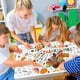 thumbnail image 4 of Thanksgiving Coloring Tablecloth Jumbo Poster for Autumn Holiday Party Decor with Turkey Pumpkin Graffiti Waterproof Background Wallpaper, 4 of 6