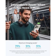 Anker Nano Power Bank, Ultra-Slim 5,000mAh Magnetic Wireless Charging Battery, Qi2 Certified 15W Max MagSafe-Compatible Portable Charger, Ergonomic Design, Compatible for iPhone Air/17/16 Series