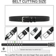 thumbnail image 2 of Belt for Men,Men's Dress Belt Casual Wear Jeans Belt 1.25", Classic Fashion Design Belt, Adjustable Trim to Fit, 2 of 5