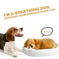 thumbnail image 4 of HLONK Realistic Sleeping Plush Breathing Dog Furry Dog With  Creative Animals Decor Stuffed Animal Doll, 4 of 5