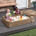 thumbnail image 2 of Step2 Naturally Playful Backyard Sandbox II for Toddlers and Preschoolers, Beige, 2 of 5