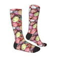 thumbnail image 3 of Daiia Sports Socks Easter Eggs Printed Novelty Crew Socks for Men Women Knee High Socks Cotton Socks Soft & Breathable Support Unisex Socks, 3 of 9