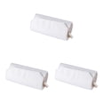 thumbnail image 1 of Sonducket Bolsas de maquillaje Joyero multifunción Rollo Bolso plegable PU Anillo Collar Titular Organizador Estuche de viaje Blanco Type1 NO1, 1 of 6