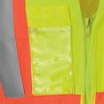 thumbnail image 2 of Pioneer Women's Custom Fit Hi-Vis Mesh Back Safety Vest  - Color:  Hi-Vis Yellow/Green  - Size: 2XL, 2 of 6
