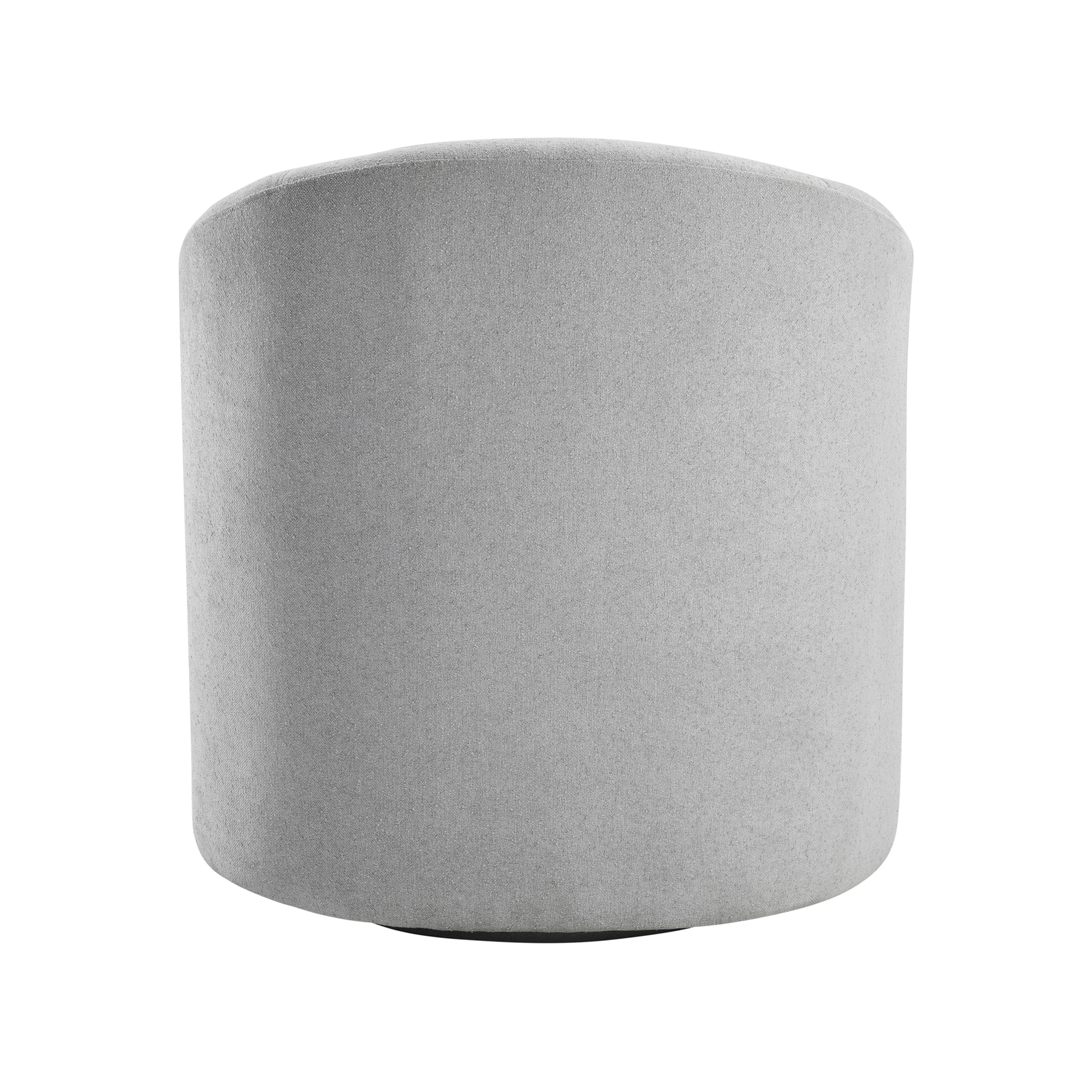 OakvillePark Thistlemere Boucle Swivel Chair, Light Gray