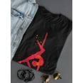 thumbnail image 3 of Upside Down Air Silk T-Shirt Women -Image by Shutterstock, Female XX-Large, 3 of 4
