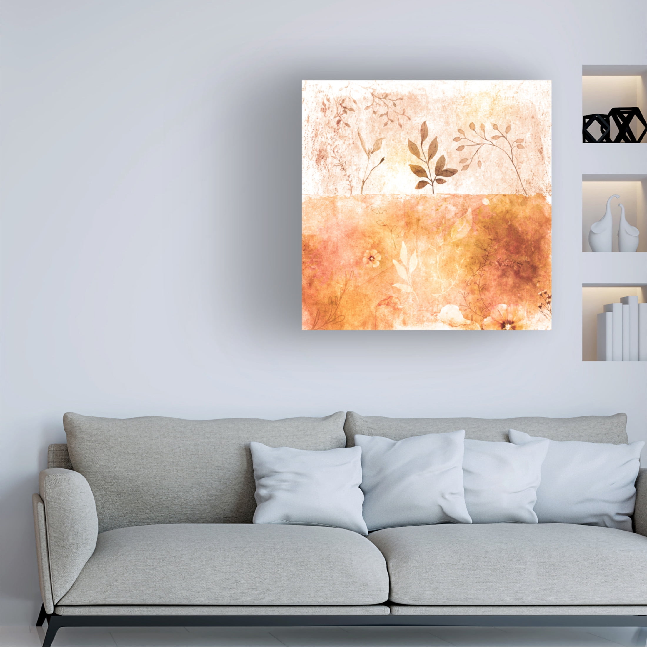 Trademark Fine Art Emel Tunaboylu  Orange Copy Canvas Wall Art
