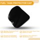 thumbnail image 4 of Tapa de la puerta del tanque de combustible para Toyota Tacoma 2005-2015, cubierta de la tapa de llenado de combustible, tipo clip, No. 7730504904, metal negro, 4 of 6