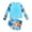 Multicolor, variant on Aideaone 2 Piece Girls Rash Guard Set Long Sleeve Swimsuit with Shorts UPF 50 Bathing Suits for Girls 7-12 Years