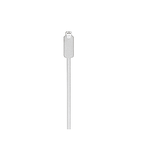 Ty-Rap® TY546M Cable Tie With Identification Tag, 7.3 in L x 0.19 in W x 0.05 in THK, Natural, Nylon/Polyamide 6.6