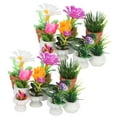 thumbnail image 4 of LOLIPPYY 20pcs Miniature Flowers: Mini Resin Potted Plants Figurines - Lifelike Miniature Dollhouse Accessories For Indoor Decoration Diy Micro Landscape, 4 of 6