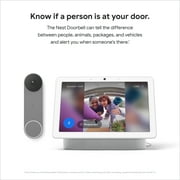 Google Nest Doorbell (Battery) - Video Doorbell Camera - Wireless Doorbell Security Camera - Ash