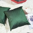 thumbnail image 2 of Handmade Eco-Friendly 16''x16'' Decorative Cushion Covers Solid Silk Green Indoor Pack Of 10, 2 of 3