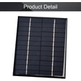 thumbnail image 4 of HUGFEGWE 12V 2W Polycrystalline Mini Solar Panel Module DIY for Light Toys Charger 136x110mm 1Pcs CJB91-112500, 4 of 7
