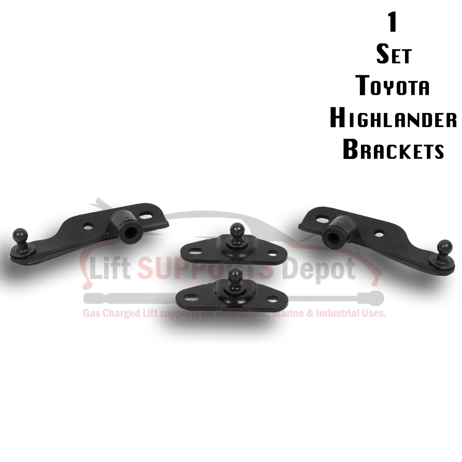 Qty 4 Brackets to fit 2008 To 2013 Highlander Liftgate Tailgate Lift Supports