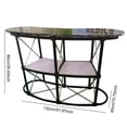 thumbnail image 6 of Fichiouy Pull-Net Promotion Table Portable Promotion Counter Shopping Mall Exhibition Display Tabletop Stand Metal, 6 of 9