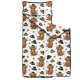 thumbnail image 2 of Highland Cow and Sunflower Print Teens Toddler Nap Mat with Pillow, Sleeping Mat Bag for Preschool Daycare 51"x22", 2 of 6