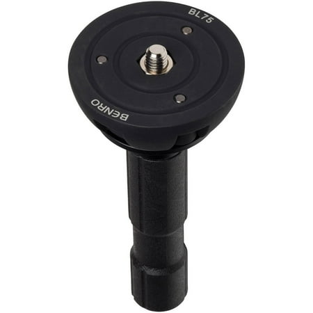 Benro BL75 75mm Half Ball Adapter for 3/8 -16 Flat Base Tripod Heads