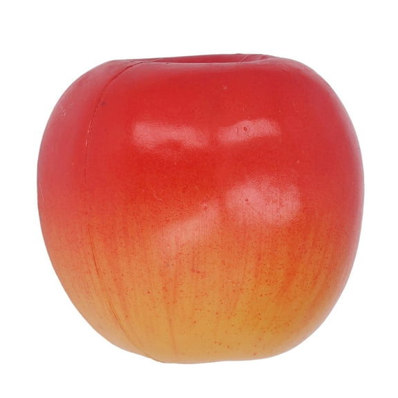 Fruit Shakers Plastic Maraca Rattles, Playthings Decorative Model Shaker Musical Hand Percussion Instrument Fruit Shaker Props for Kids Party Favors[Apple]