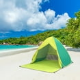 thumbnail image 6 of Soapow Beach Tent, UPF 50+ Easy Pop Up Beach Shade Shelter Beach Tent With Carry Bag for 2-3 Person, Portable Beach Tent Umbrella Baby Canopy Cabana with Carry Bag, Green, 6 of 9
