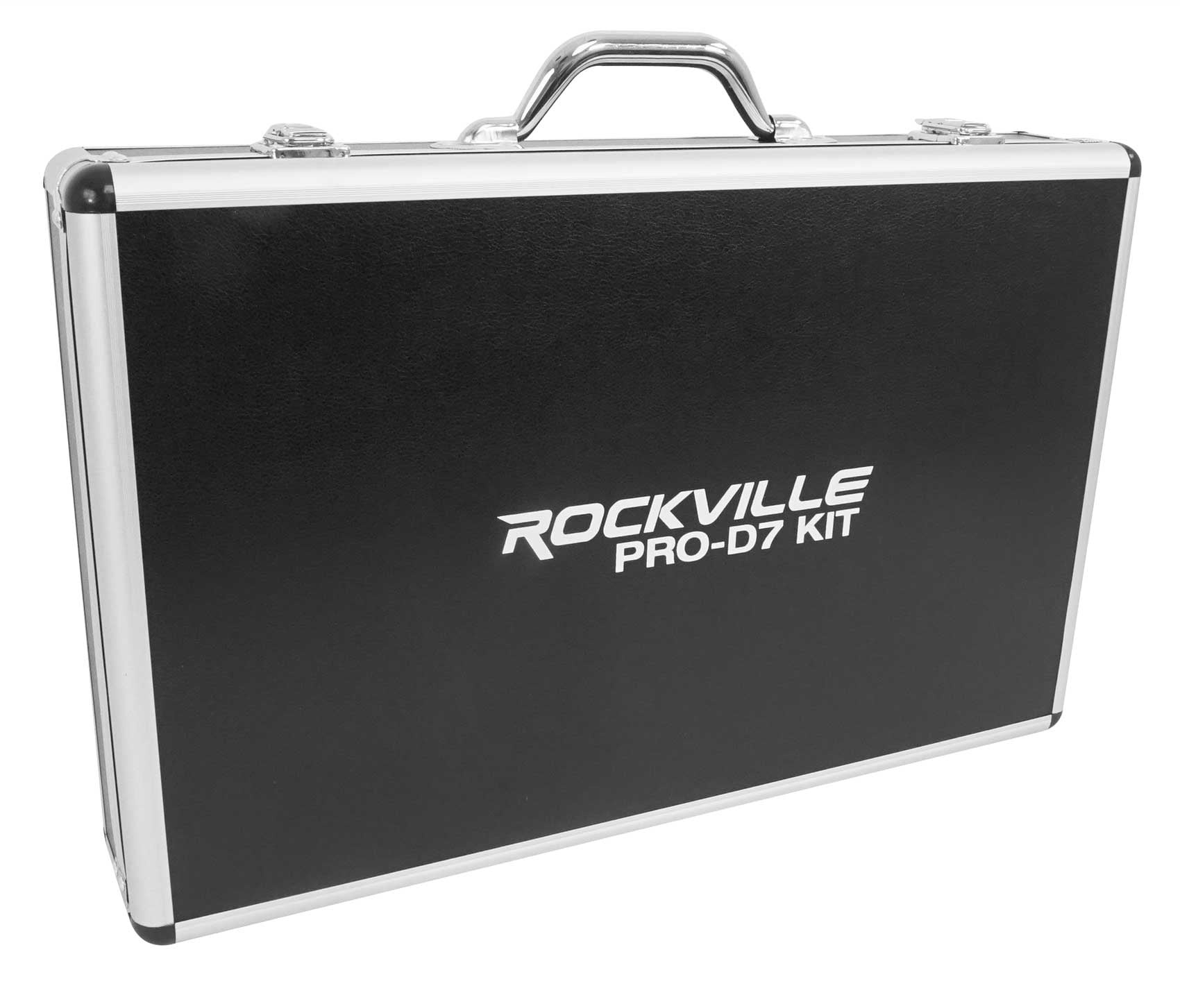 Rockville PRO-D7 KIT 7 Drum Mics w/Kick+Snare+Pencil Microphones+XLR Cables